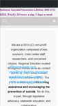 Mobile Screenshot of floridasuicideprevention.org